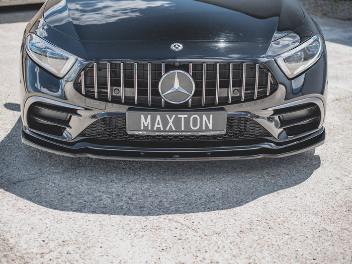 Mercedes-benz CLS AMG Line / 53AMG C257 (2018-2021) Front Splitter V.2 - Maxton Design