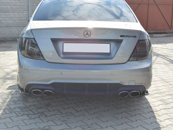 Mercedes C W204 Amg-line (Facelift) / C63 AMG (2011-2014) Rear Side Splitters - Maxton Design