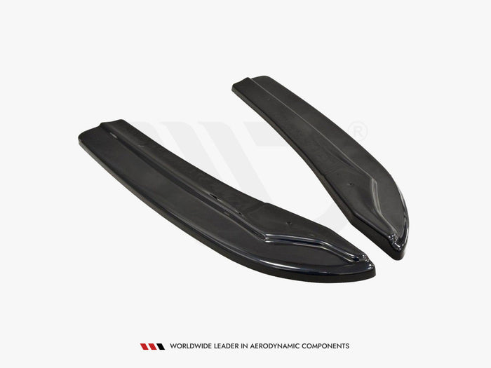 Mercedes C W204 Amg-line (Facelift) / C63 AMG (2011-2014) Rear Side Splitters - Maxton Design