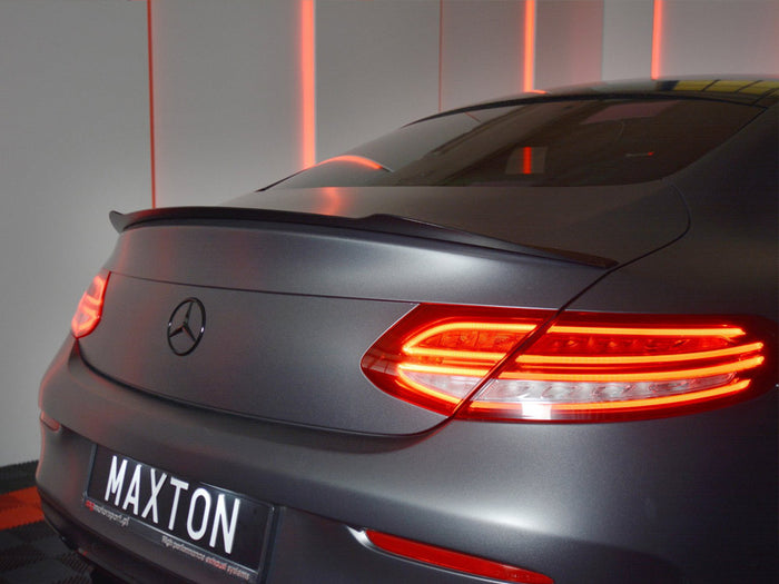 Mercedes C-class W205 Coupe Amg-line (2015-2018) Spoiler Extension CAP - Maxton Design