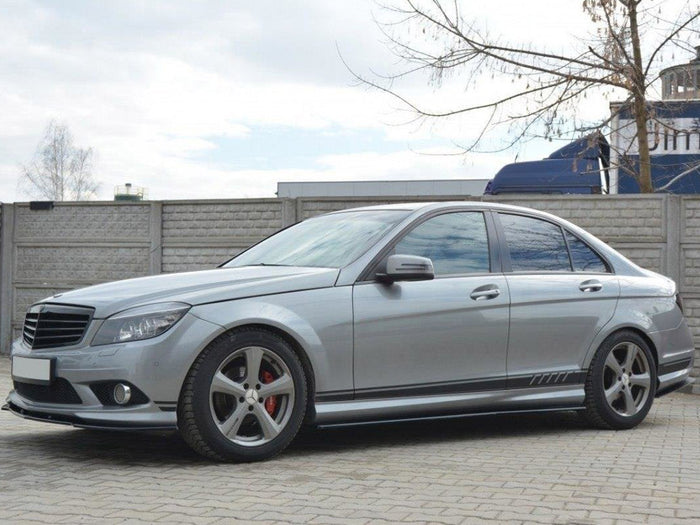 Mercedes C W204 Amg-line (Preface) Side Skirts Diffusers - Maxton Design