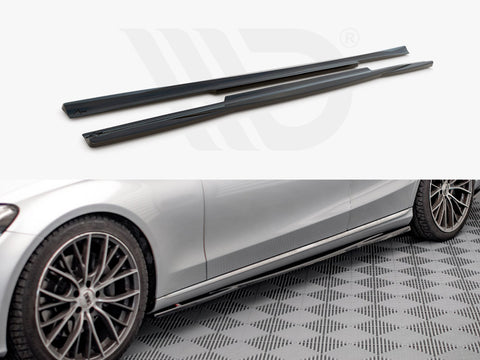 Mercedes C W205 (2014-2018) Side Skirts Diffusers - Maxton Design