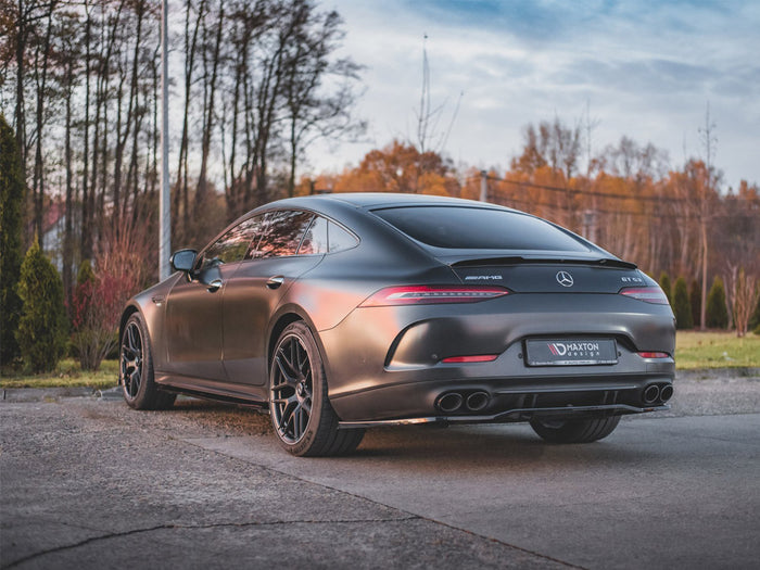 Mercedes AMG GT 53 4-door Coupe (2018-) Central Rear Splitter - Maxton Design