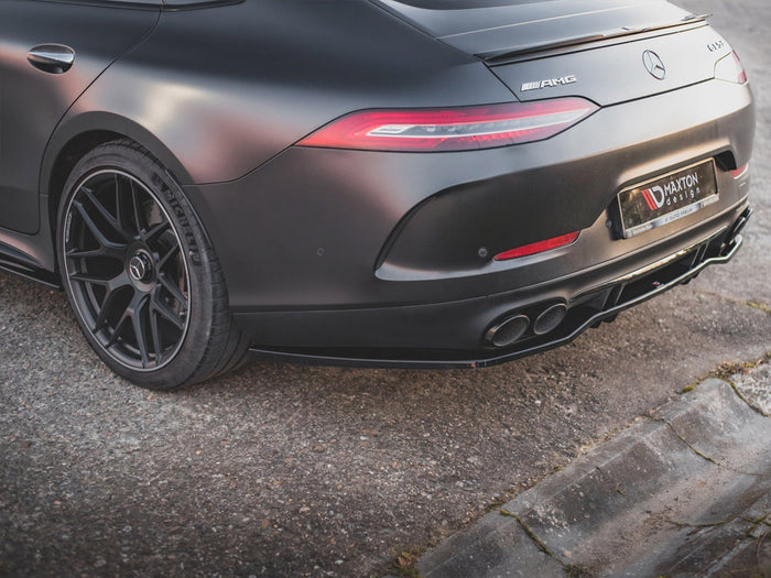 Mercedes AMG GT 53 4-door Coupe (2018-) Central Rear Splitter - Maxton Design