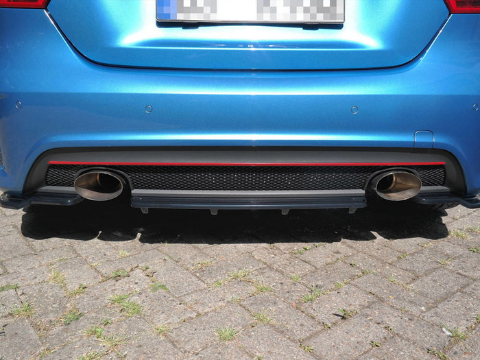 Mercedes A-class W176 Amg-line Pre-facelift (2013-2015) Central Rear Splitter - Maxton Design