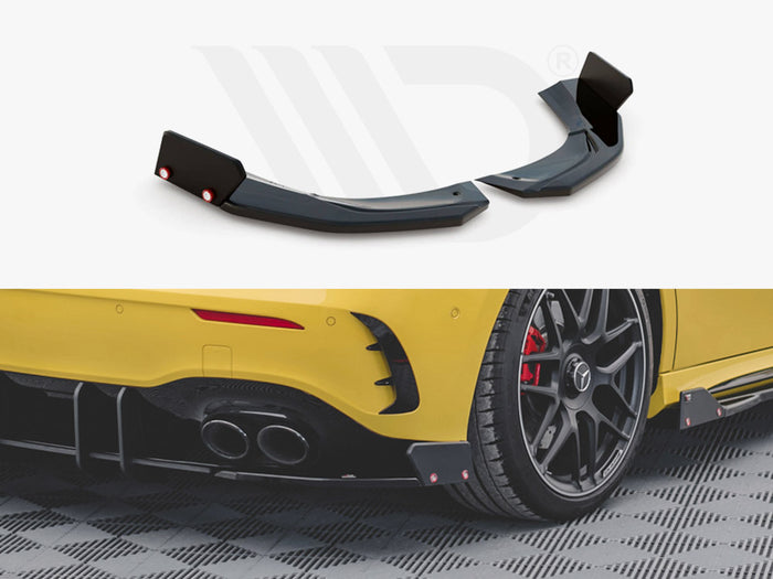 Mercedes-AMG A45 S Rear Side Splitters V.2 + Flaps - Maxton Design