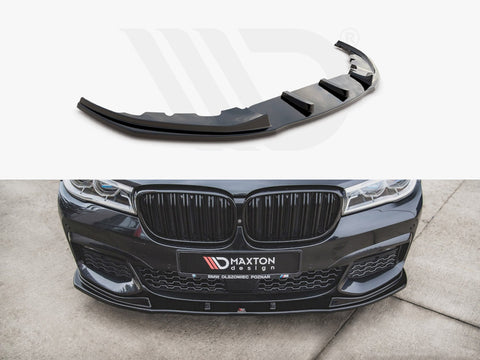 BMW 7 M-pack G11 (2015-2018) Front Splitter V2 - Maxton Design