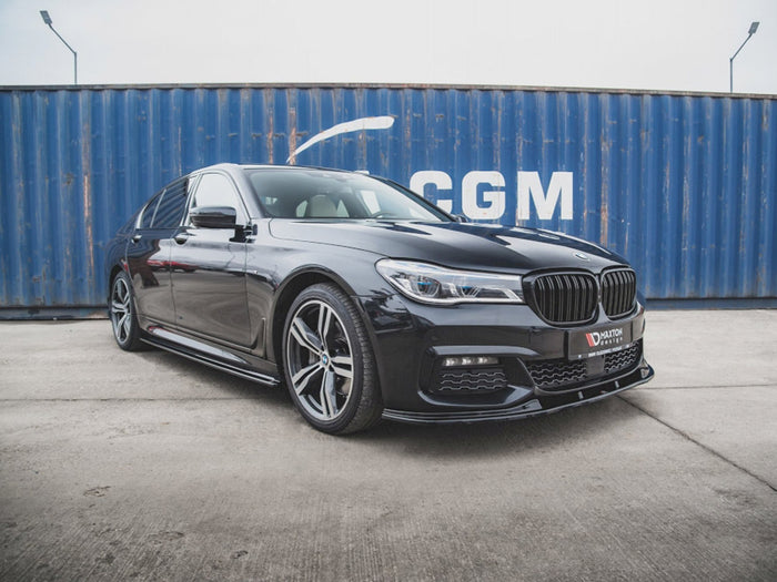 BMW 7 M-pack G11 (2015-2018) Front Splitter V2 - Maxton Design