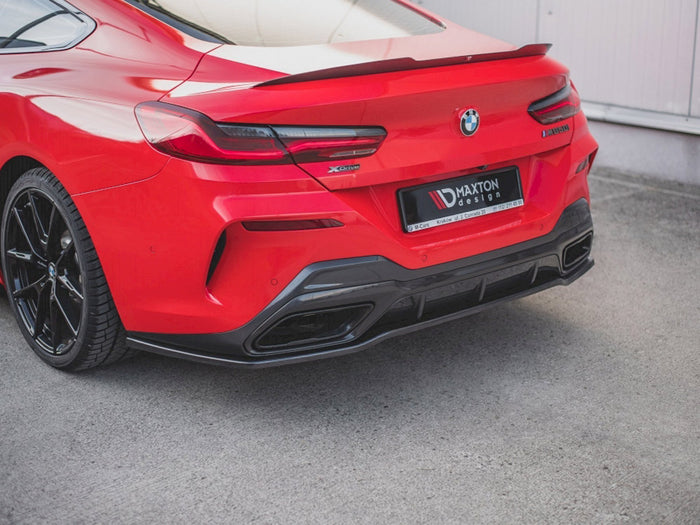 BMW 8 Coupe M-pack G15 (2018-) Central Rear Splitter - Maxton Design