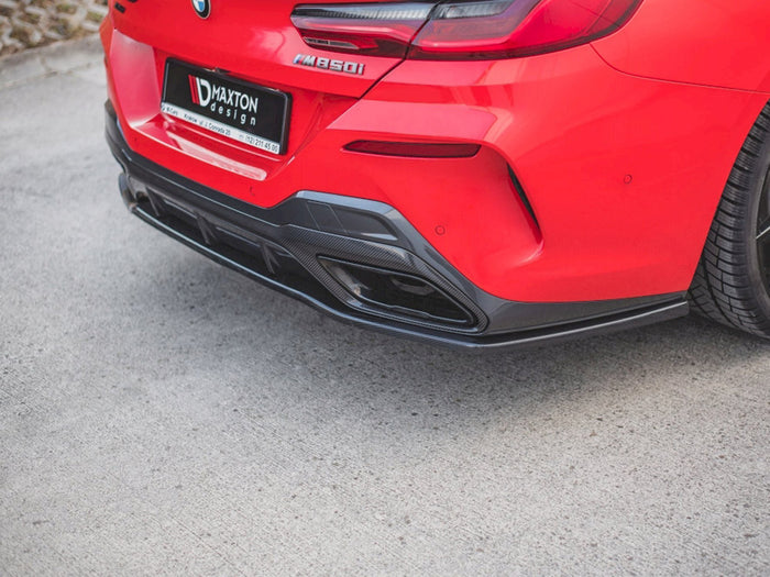 BMW 8 Coupe M-pack G15 (2018-) Central Rear Splitter - Maxton Design