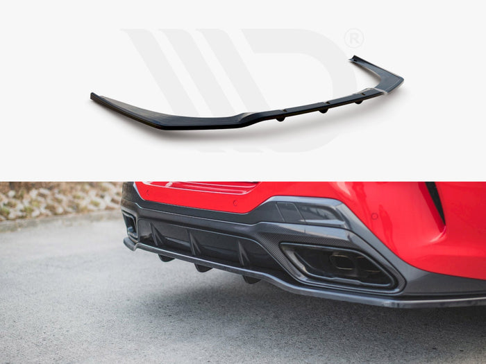 BMW 8 Coupe M-pack G15 (2018-) Central Rear Splitter - Maxton Design