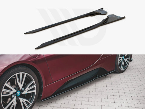 BMW I8 (2014-2020) Side Skirts Splitters - Maxton Design