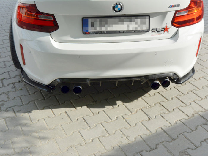 BMW M2 F87 (2016-) Rear Side Splitters - Maxton Design
