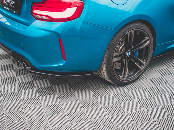 BMW M2 F87 (2016-2020) Rear Side Splitters V.2 - Maxton Design