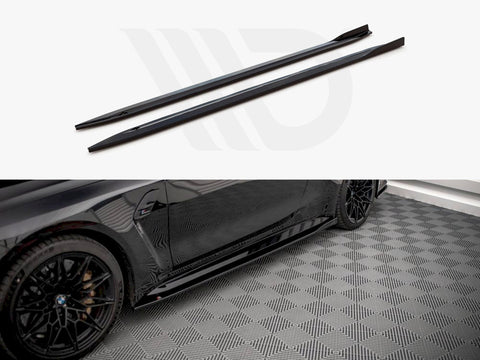 BMW M4 G82 (2021-) Side Skirts Diffusers V.1 - Maxton Design