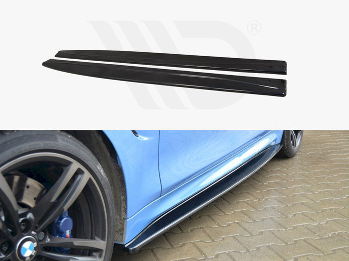 BMW M4 F82 (2014-20) Side Skirts Diffusers - Maxton Design