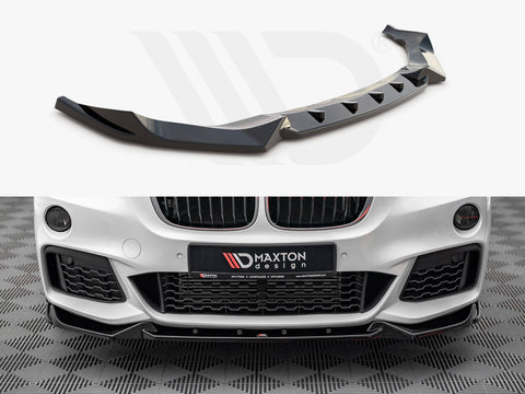 BMW X1 M-pack F48 (2015-2019) Front Splitter V.2 - Maxton Design