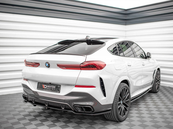 BMW X6 M-pack G06 (2019-) Central Rear Splitter - Maxton Design