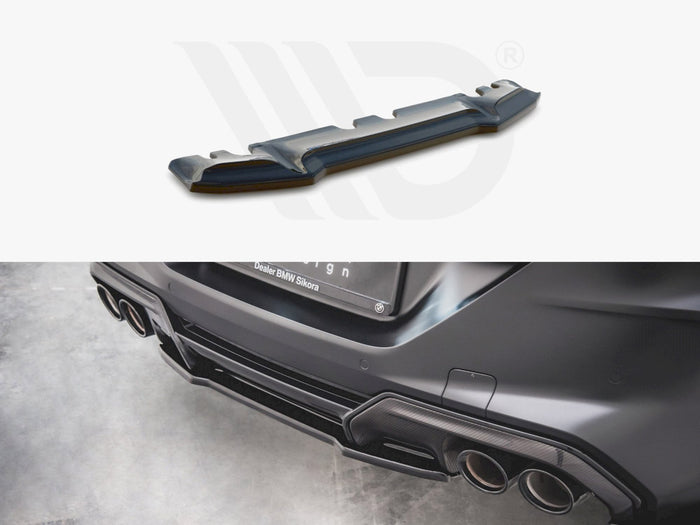 BMW M8 GRAN Coupe F93 (2019-) Central Rear Splitter - Maxton Design