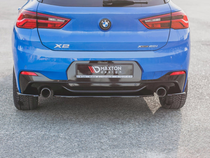 BMW X2 F39 M Sport (2016-) Central Rear Splitter - Maxton Design