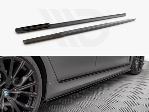BMW 7 G11 M-pack Facelift (2019-) Side Skirts Diffusers - Maxton Design