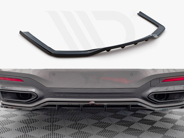 BMW 7 G11 M-pack Facelift (2019-) Central Rear Splitter - Maxton Design