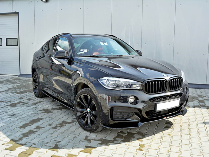 BMW X6 F16 M Sport (2014-2019) Front Splitter V.1 - Maxton Design