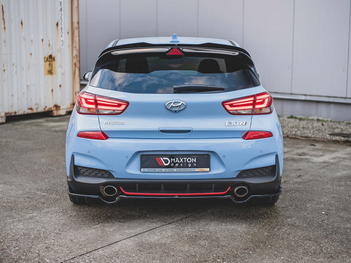 Hyundai I30 N MK3 Hatchback (2017-) Central Rear Splitter - Maxton Design