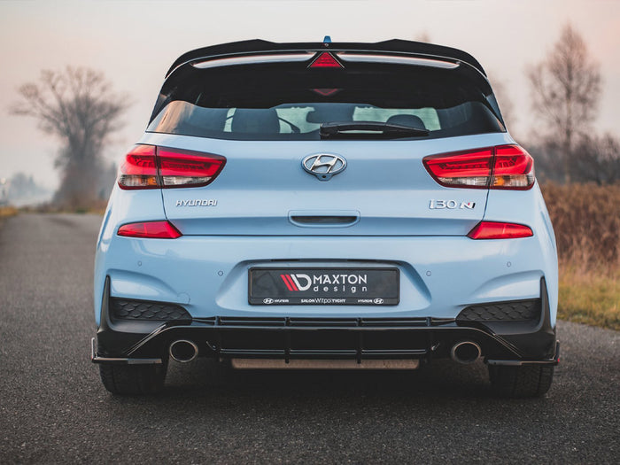 Hyundai I30 N Mk3 Hatchback Rear Side Splitters V.7 + Flaps - Maxton Design