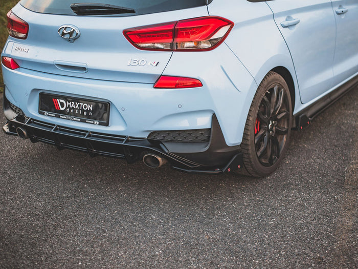 Hyundai I30 N Mk3 Hatchback Rear Side Splitters V.7 + Flaps - Maxton Design