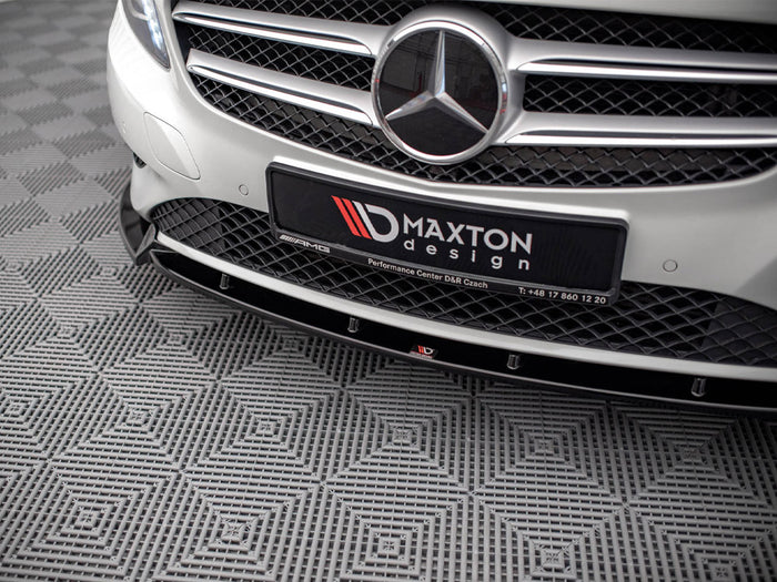 Mercedes A W176 (2012-2015) Front Splitter V.1 - Maxton Design