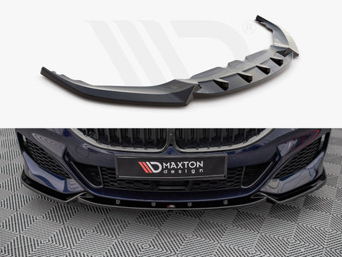 BMW 8 Coupe M-pack G15 / 8 GRAN Coupe M-pack G16 (2018-) Front Splitter V.3 - Maxton Design
