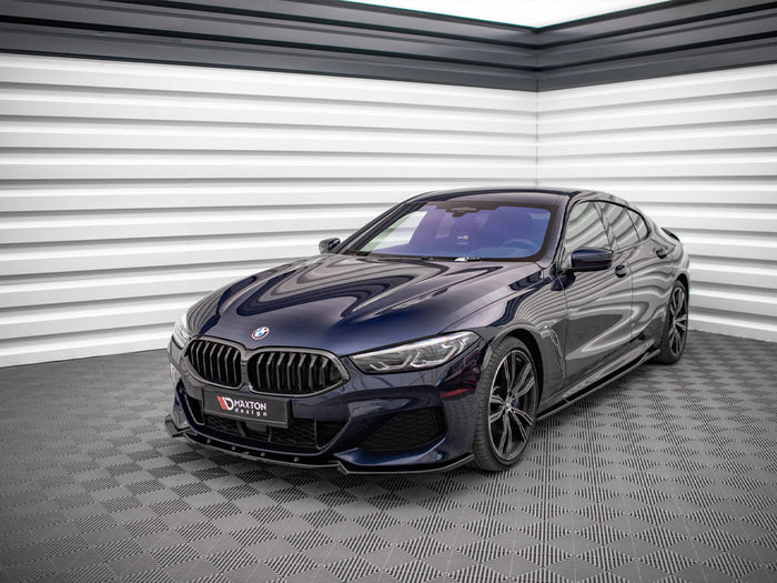 BMW 8 Coupe M-pack G15 / 8 GRAN Coupe M-pack G16 (2018-) Front Splitter V.3 - Maxton Design