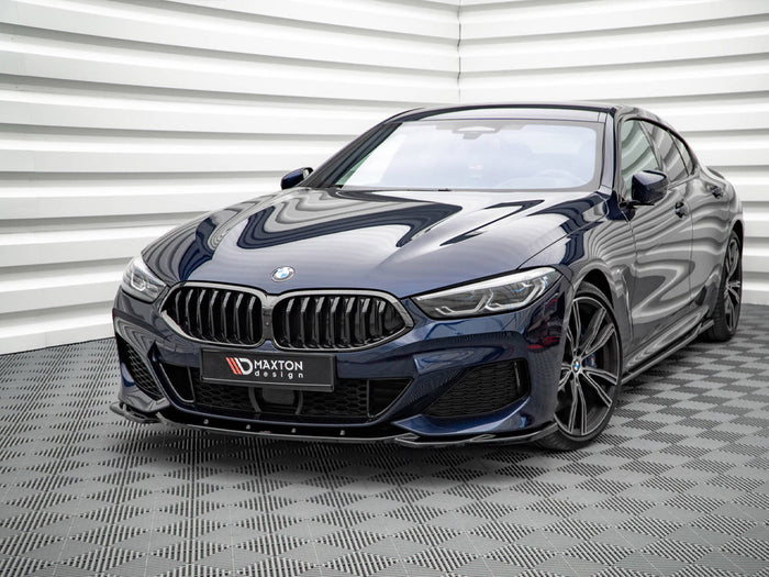 BMW 8 Coupe M-pack G15 / 8 GRAN Coupe M-pack G16 (2018-) Front Splitter V.4 - Maxton Design