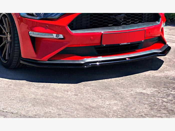 Ford Mustang MK6 Facelift (2018-) Front Splitter - Maxton Design