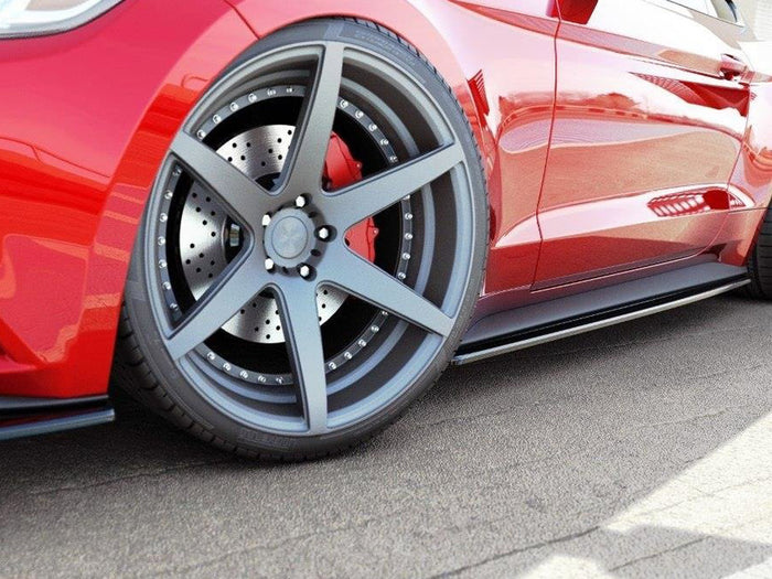 Ford Mustang MK6 (2014-17) Side Skirts Diffusers - Maxton Design