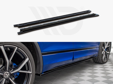 VW Tiguan R / R-line MK2 Facelift (2020-) Side Skirts Diffusers - Maxton Design