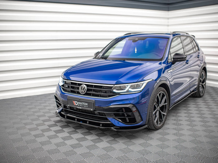 VW Tiguan R / R-line MK2 Facelift (2020-) Front Splitter V.3 - Maxton Design