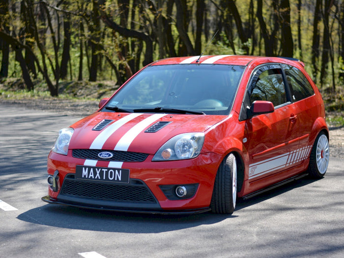 Ford Fiesta MK 6 St/zetec S (2004-2007) Front Splitter V.2 - Maxton Design