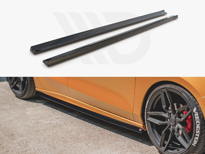 Ford Focus MK4 ST / ST-line (2018-) Side Skirts Splitters V.5 - Maxton Design