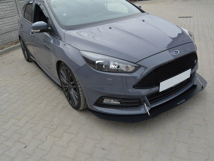 Ford Focus ST MK3 Facelift Front Racing Splitter - Maxton Design