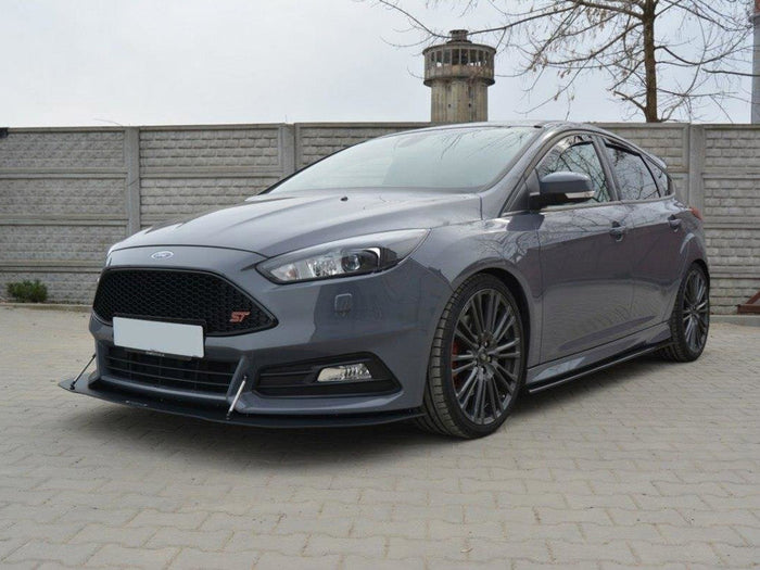 Ford Focus ST MK3 Facelift Front Racing Splitter - Maxton Design