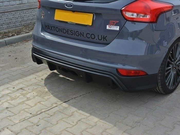 Ford Focus MK3 ST (Facelift) Rs-look (2015-2018) Rear Valance - Maxton Design