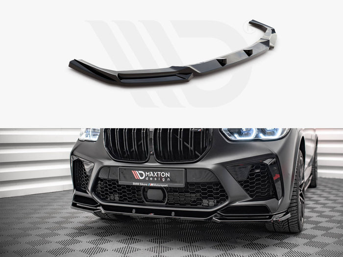 BMW X5M F95 (2018-) Front Splitter V.2 - Maxton Design