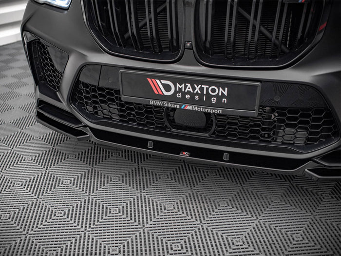 BMW X5M F95 (2018-) Front Splitter V.2 - Maxton Design