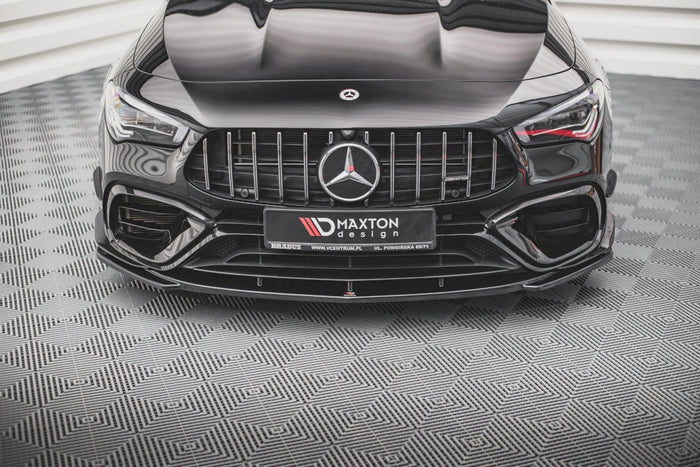 Mercedes-amg CLA 45 AERO C118 (2019-) Front Splitter V.3 - Maxton Design