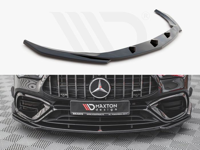 Mercedes-amg CLA 45 AERO C118 (2019-) Front Splitter V.3 - Maxton Design