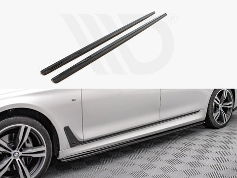 BMW 7 Long M-pack G12 (2015-) Side Skirts Diffusers - Maxton Design