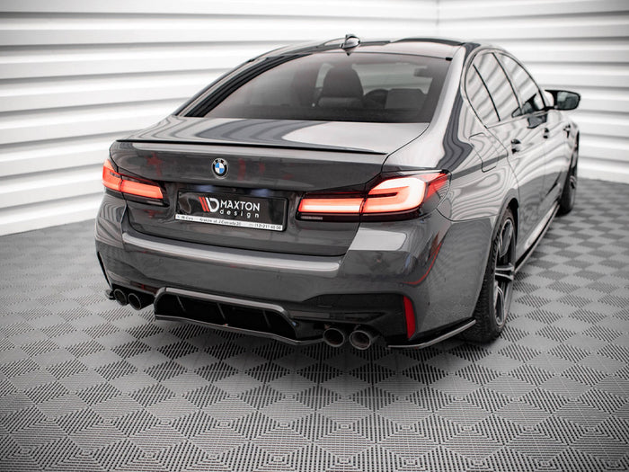 BMW M5 F90 (2017-2019) Central Rear Splitter - Maxton Design