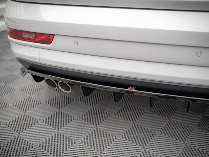 Audi Q3 8U Facelift (2014-2018) Central Rear Splitter - Maxton Design